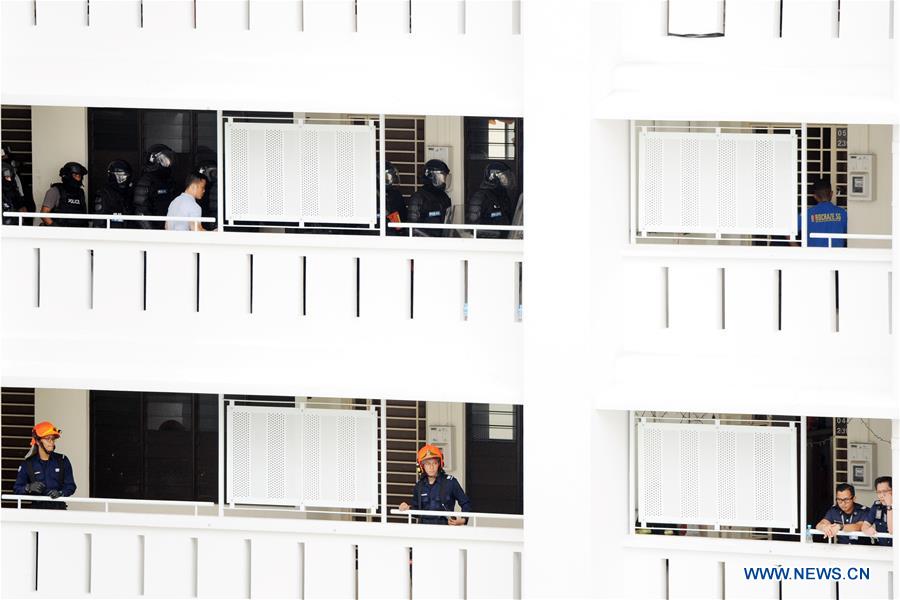 SINGAPORE-SEMBAWANG-SPF-HOSTAGE RESCUE