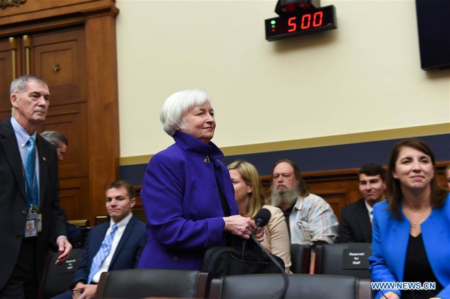 U.S.-WASHINGTON D.C.-FEDERAL RESERVE-YELLEN-HEARING  