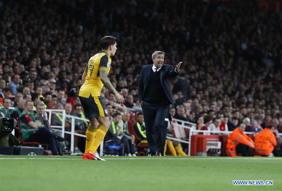 (SP)BRITAIN-LONDON-FOOTBALL-UEFA CHAMPIONS LEAGUE-ARSENAL VS BASEL