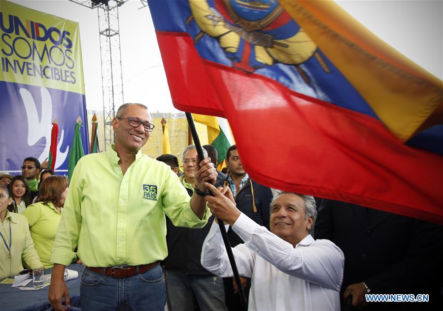 ECUADOR-QUITO-RULING PARTY-PRESIDENTIAL CANDIDATE