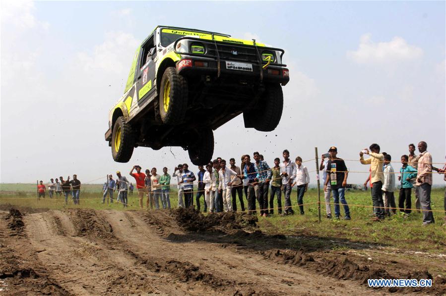 INDIA-BHOPAL-MUD CAR RALLY