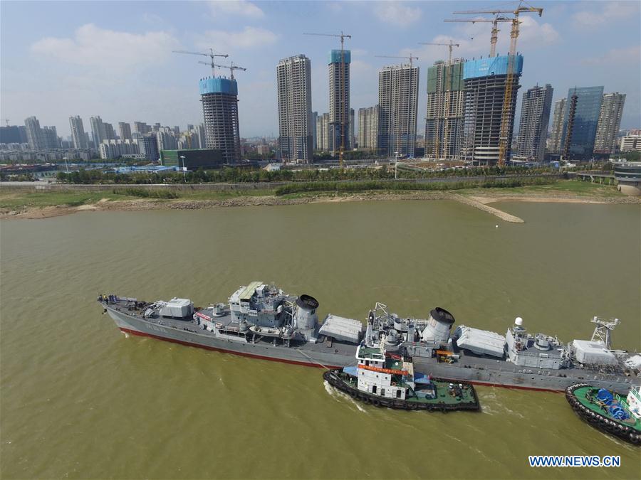 CHINA-NANCHANG-DECOMMISSIONED WARSHIP-ARRIVAL (CN)