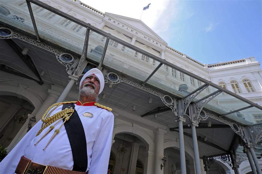 SINGAPORE-RAFFLES HOTEL-RESTORATION