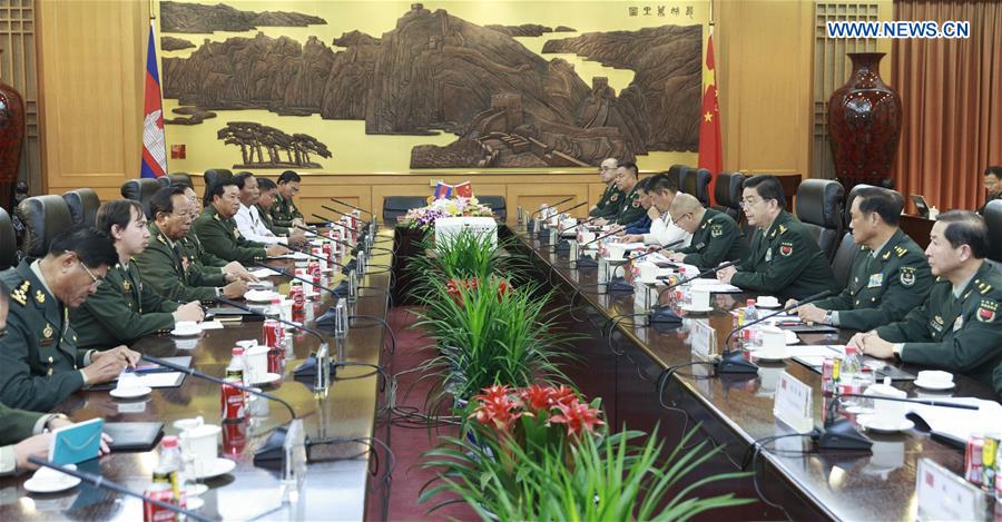 CHINA-CAMBODIA-DEFENSE MINISTERS-TALKS (CN)