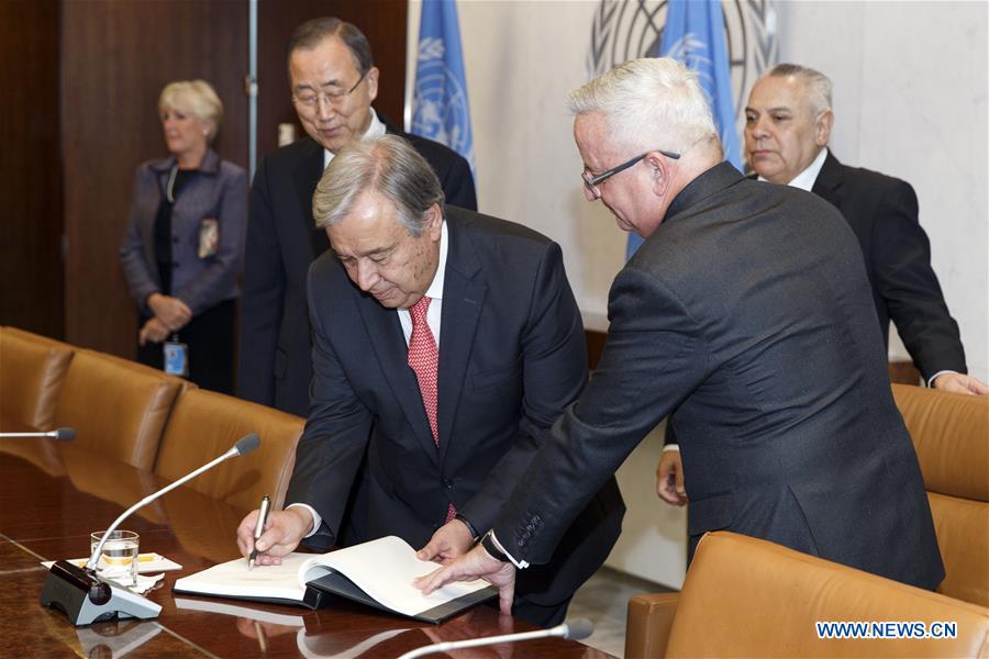 UN-NEW SECRETARY-GENERAL-ANTONIO GUTERRES-APPOINTED