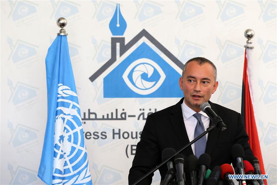 MIDEAST-GAZA-UN-PRESS CONFERENCE-CONFLICT