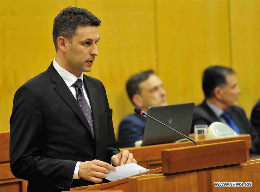 CROATIA-ZAGREB-PARLIAMENT-SPEAKER