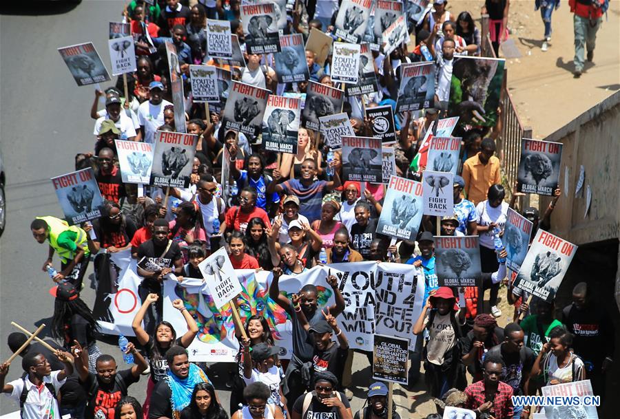 KENYA-NAIROBI-MARCH-WILDLIFE CONSERVATION