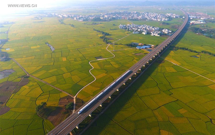 CHINA-NANNING-HIGH SPEED TRAIN-SCENERY (CN)