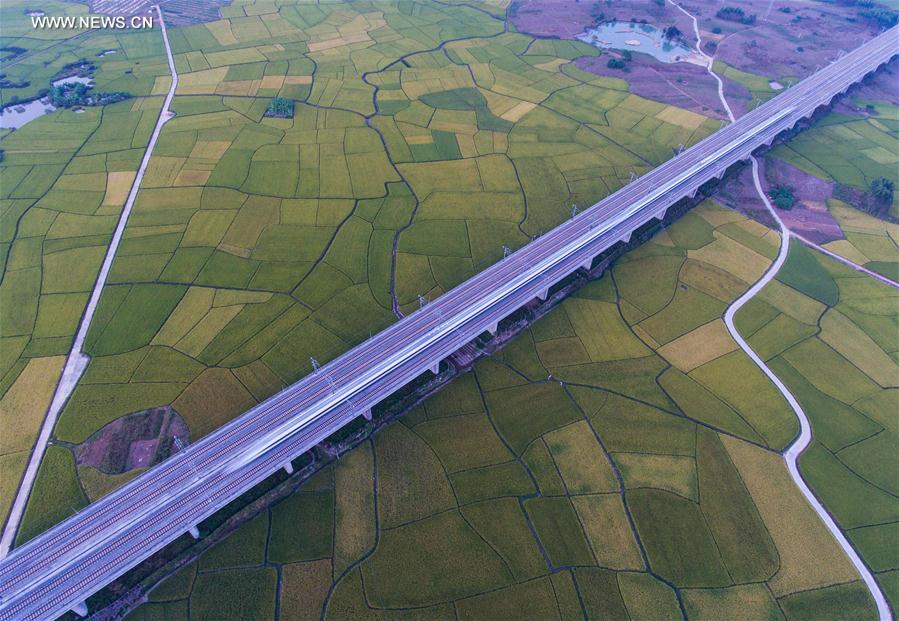 CHINA-NANNING-HIGH SPEED TRAIN-SCENERY (CN)