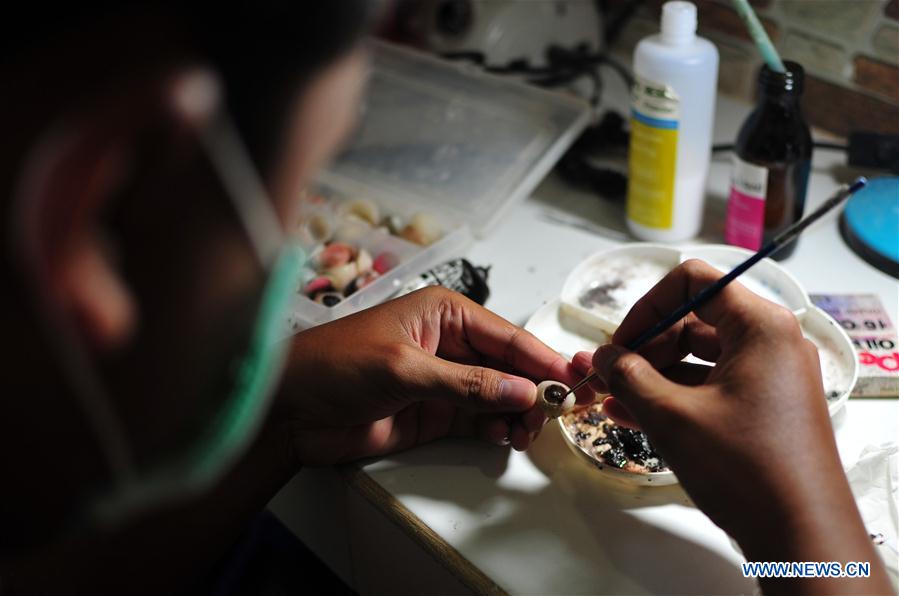 INDONESIA-JAKARTA-PROSTHETIC EYE