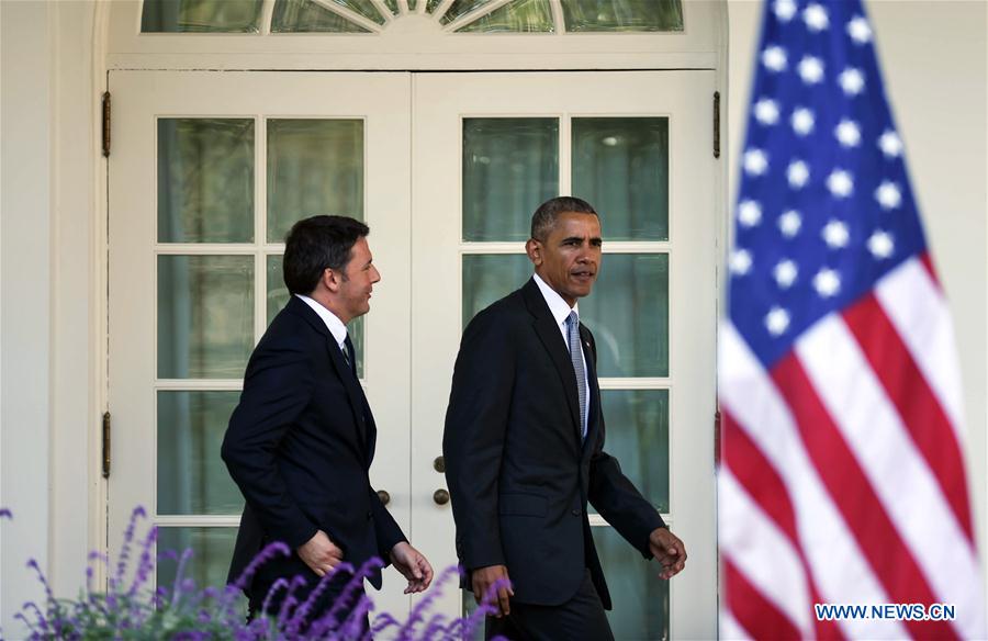 U.S.-WASHINGTON D.C.-OBAMA-ITALY-PRESS CONFERENCE