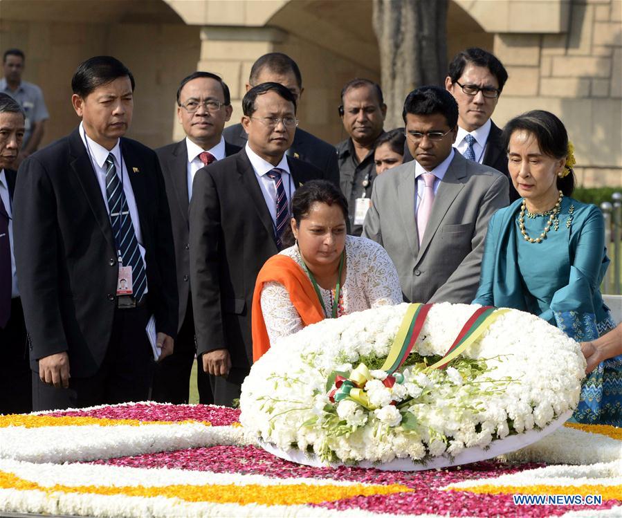 INDIA-NEW DELHI-AUNG SAN SUU KYI-VISIT