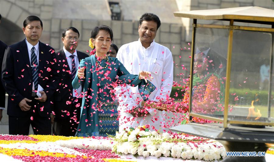 INDIA-NEW DELHI-AUNG SAN SUU KYI-VISIT