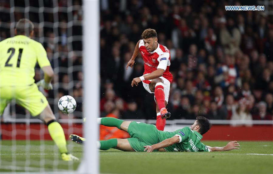 (SP)BRITAIN-LONDON-FOOTBALL-UEFA CHAMPIONS LEAGUE-ARSENAL VS LUDOGORETS RAZGRAD