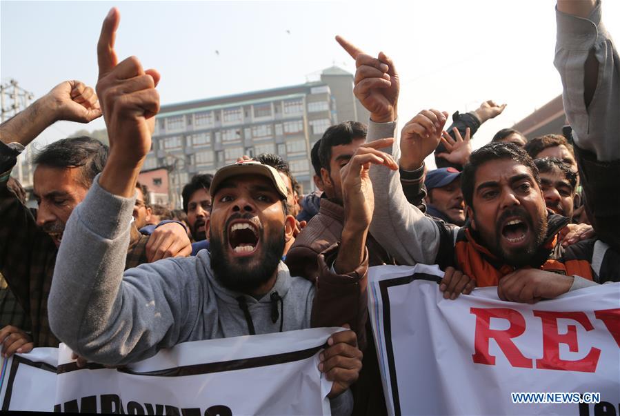 KASHMIR-SRINAGAR-PROTEST