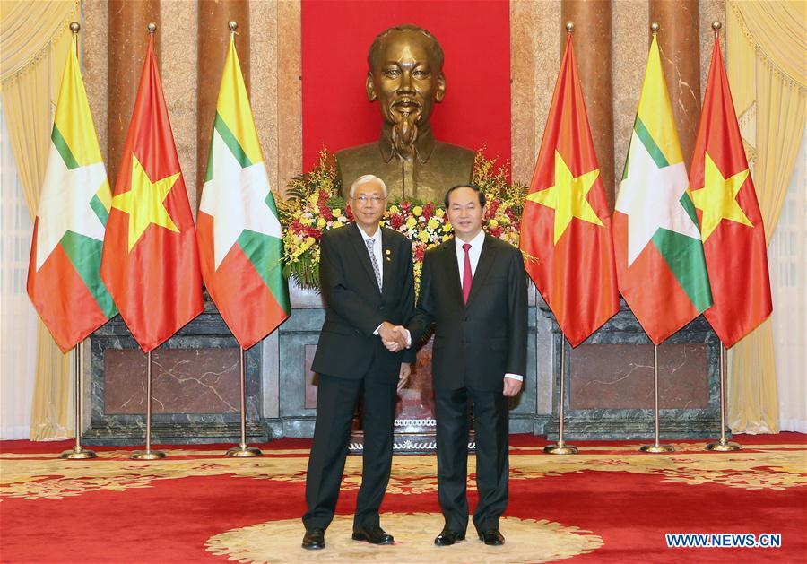 VIETNAM-HANOI-MYANMAR-PRESIDENT-VISIT