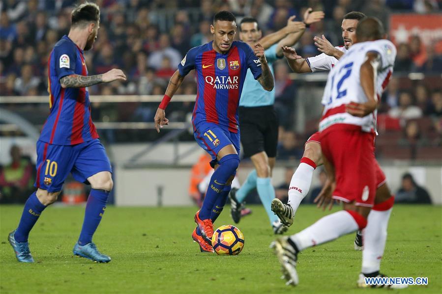 (SP)SPAIN-BARCELONA-SOCCER-BARCELONA VS GRANADA