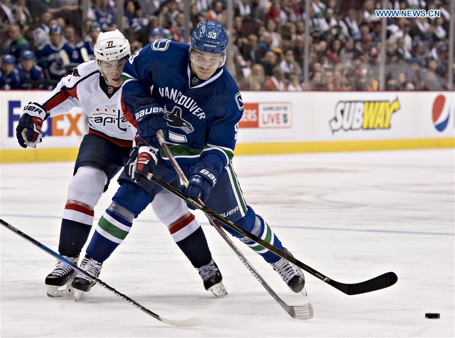 (SP)CANADA-VANCOUVER-NHL-VANCOUVER CANUCKS VS WASHINGTON CAPITALS