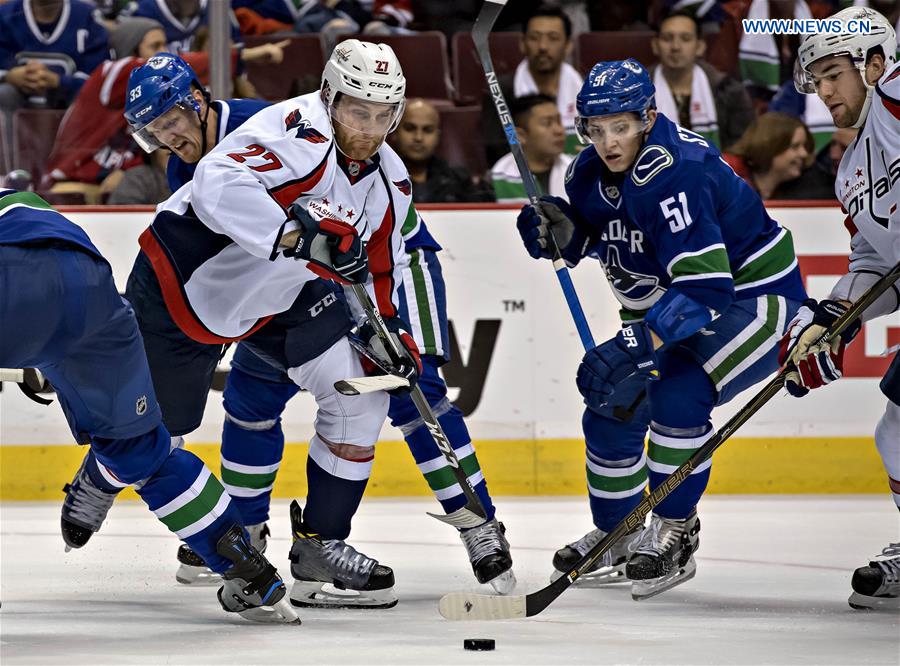 (SP)CANADA-VANCOUVER-NHL-VANCOUVER CANUCKS VS WASHINGTON CAPITALS