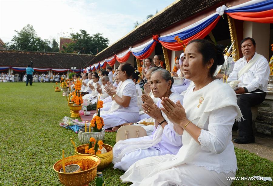 LAOS-VIENTIANE-PHA THAT LUANG-RECONSTRUCTION-COMPLETION CEREMONY