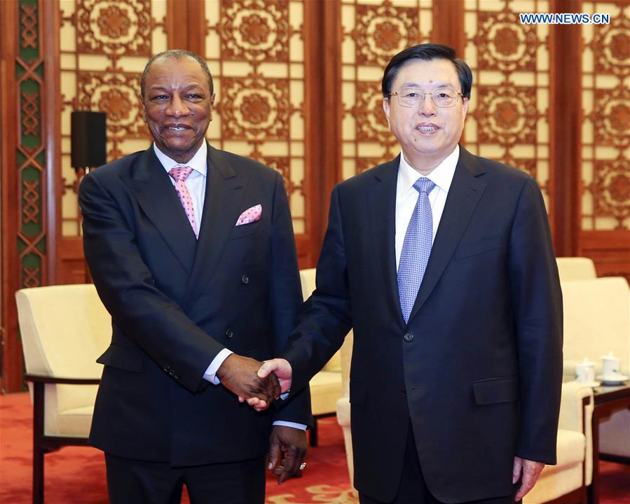 CHINA-BEIJING-ZHANG DEJIANG-GUINEA-MEETING (CN)