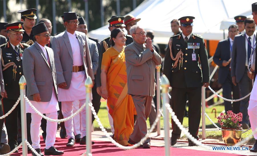 NEPAL-KATHMANDU-INDIAN PRESIDENT-VISIT