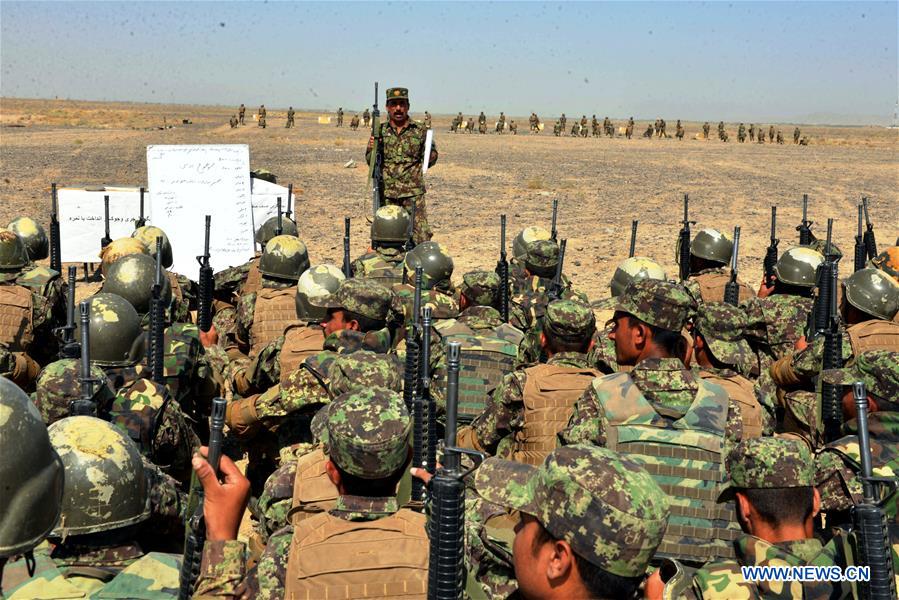 AFGHANISTAN-KANDAHAR-MILITARY TRAINING