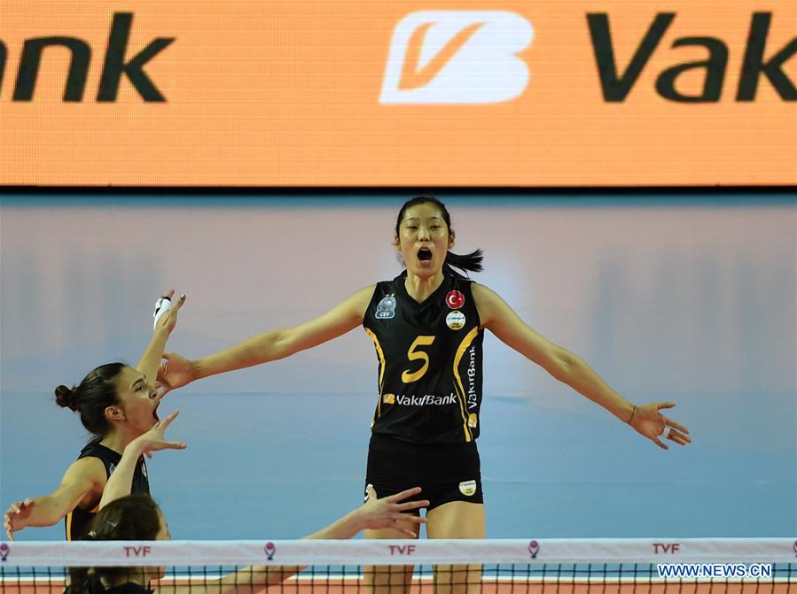 (SP)TURKEY-ISTANBUL-VOLLEYBALL-TURKISH WOMEN LEAGUE