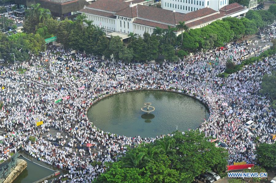 INDONESIA-JAKARTA-MUSLIM-DEMONSTRATION