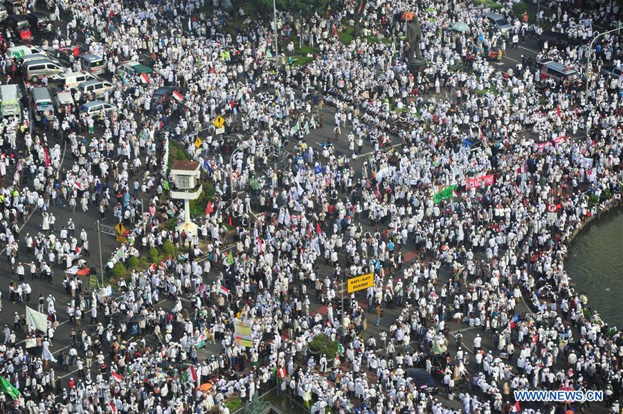 INDONESIA-JAKARTA-MUSLIM-DEMONSTRATION