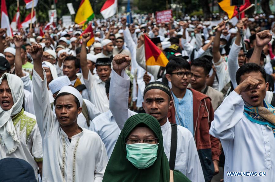 INDONESIA-JAKARTA-MUSLIM-DEMONSTRATION
