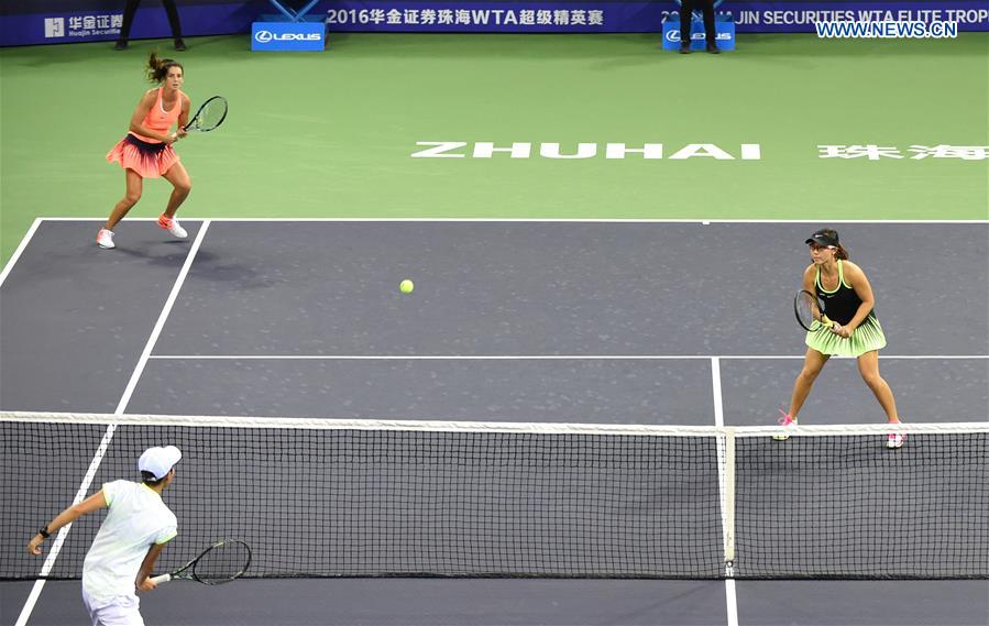 (SP)CHINA-ZHUHAI-TENNIS-WTA ELITE TROPHY(CN)
