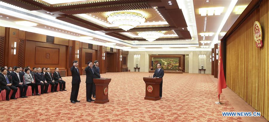 CHINA-BEIJING-NPC-OATH-TAKING CEREMONY (CN)