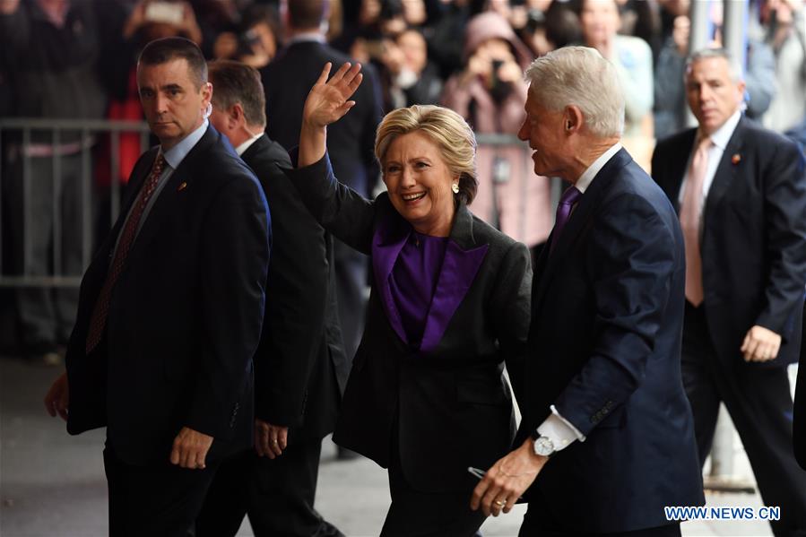 U.S.-NEW YORK-HILLARY-ELECTION-CONCESSION SPEECH