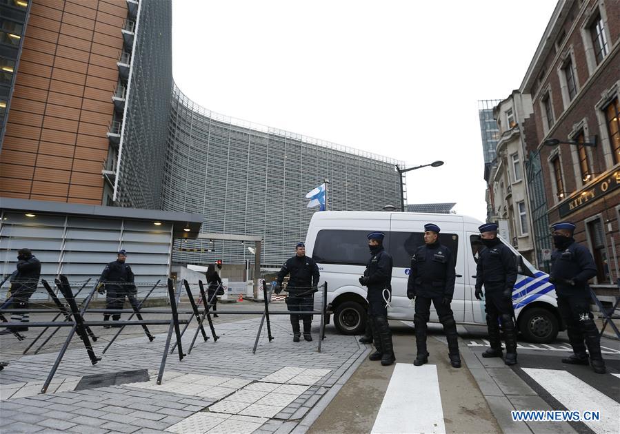 BELGIUM-BRUSSELS-EU-SECURITY