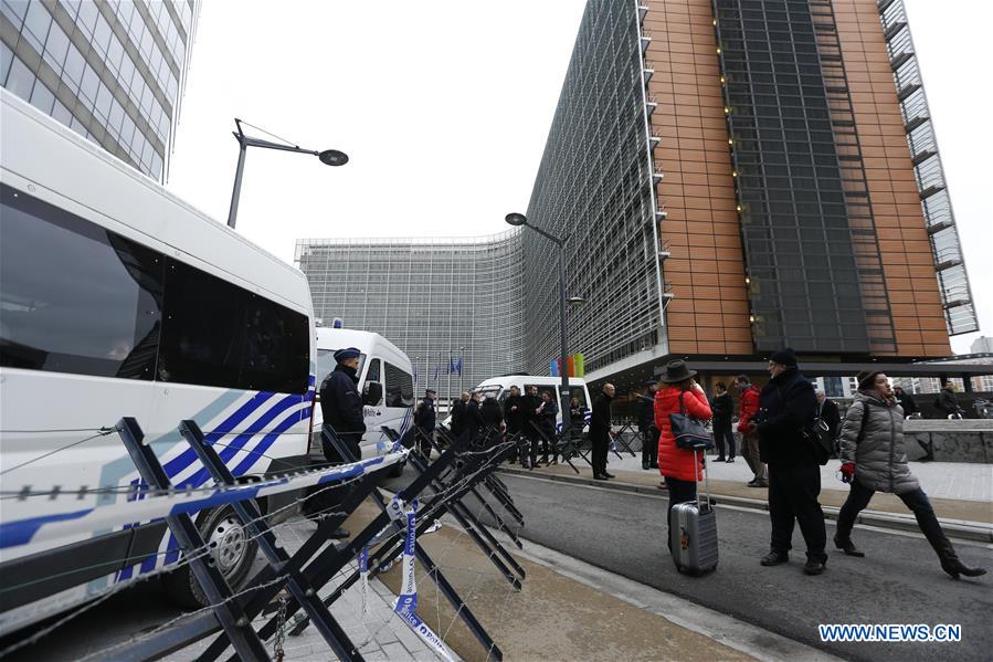 BELGIUM-BRUSSELS-EU-SECURITY