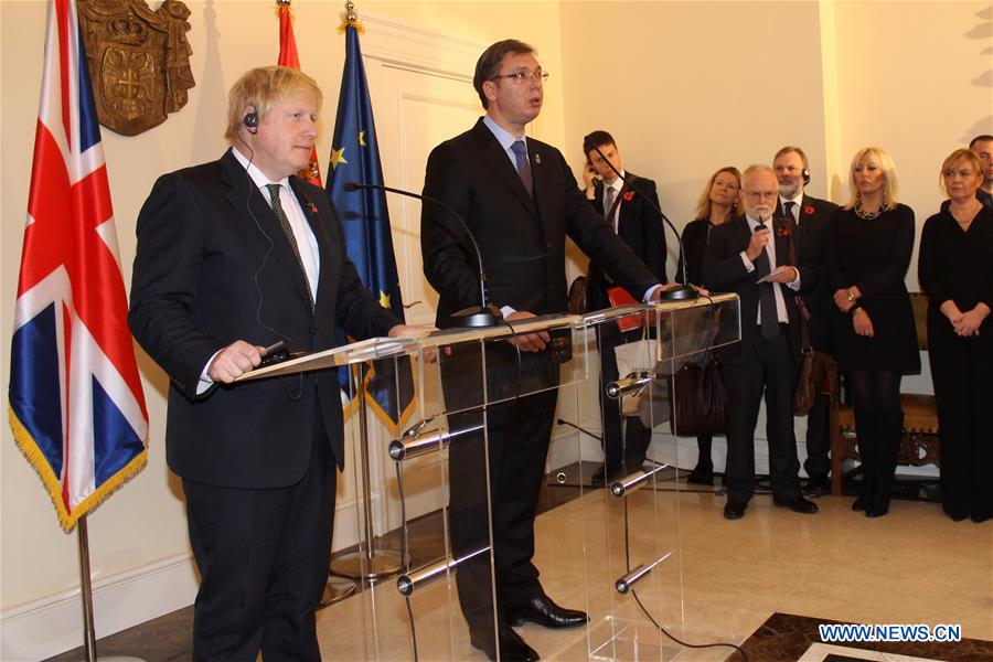 SERBIA-BELGRADE-BRITISH FM-VISIT