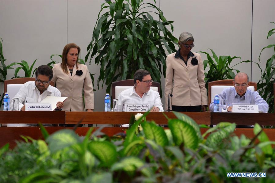 CUBA-HAVANA-COLOMBIA-FARC-NEW PEACE AGREEMENT