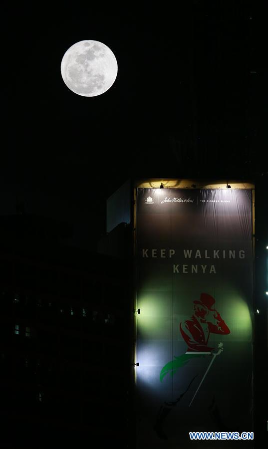 KENYA-NAIROBI-"SUPERMOON"