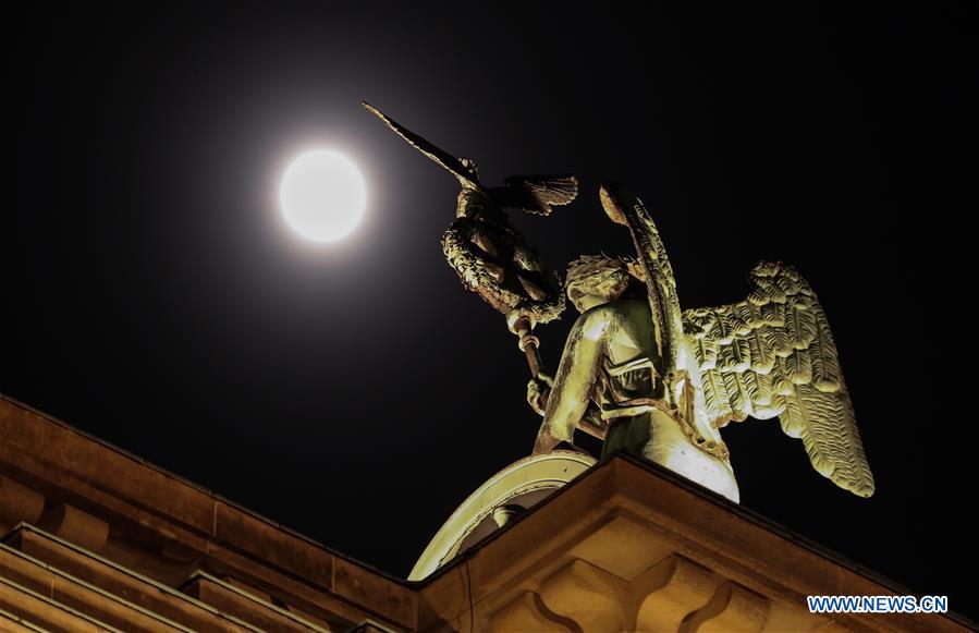 GERMANY-BERLIN-"SUPERMOON"