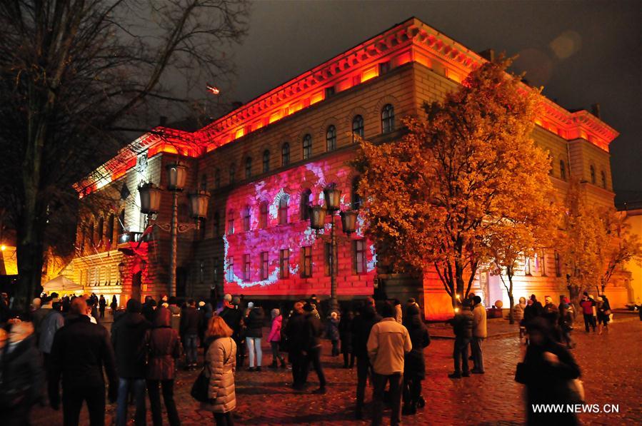 LATVIA-RIGA-LIGHT FESTIVAL 