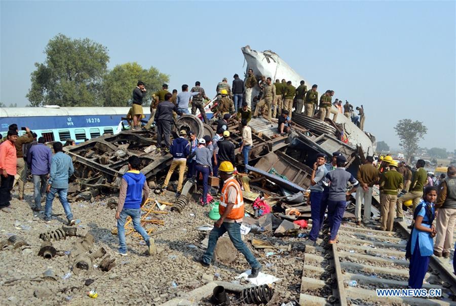 INDIA-KANPUR-TRAIN ACCIDENT