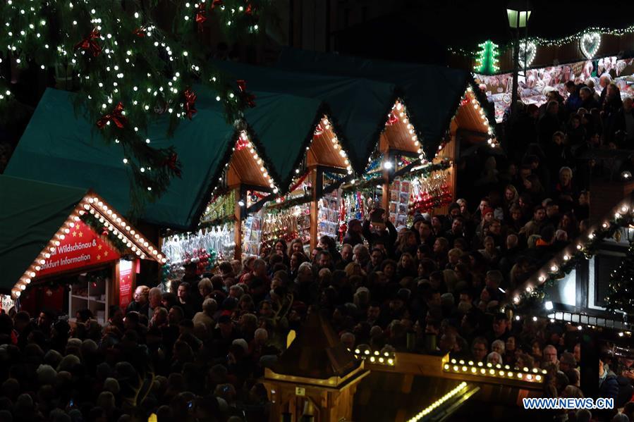 GERMANY-FRANKFURT-CHRISTMAS MARKET