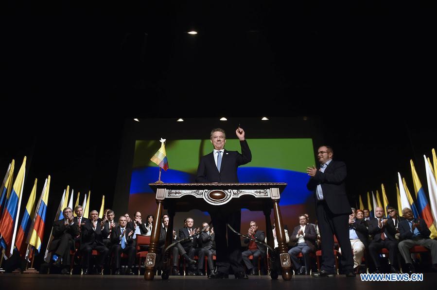 COLOMBIA-BOGOTA-GOVERNMENT-FARC-REVISED PEACE AGREEMENT-SIGNING