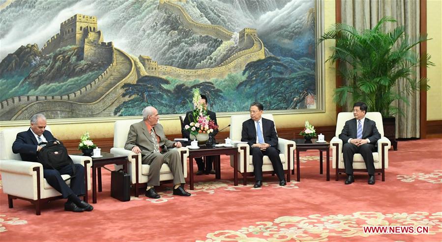 CHINA-BEIJING-ZHAO LEJI-CUBA-MEETING (CN)