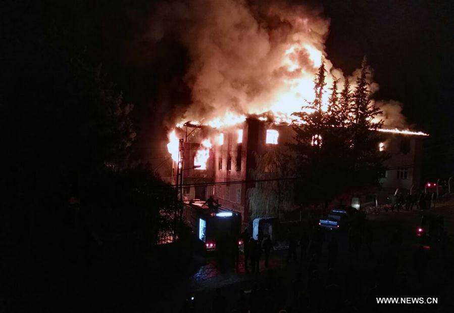 TURKEY-ADANA-SCHOOL FIRE
