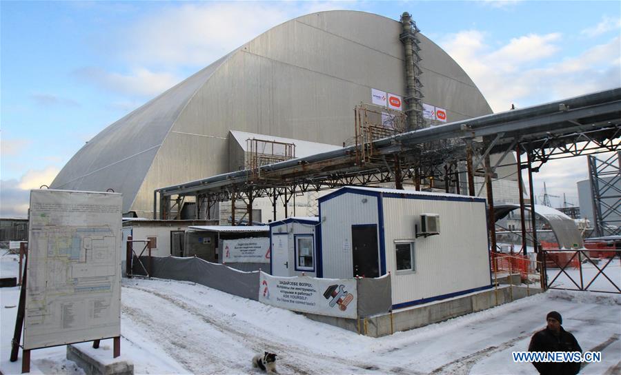 UKRAINE-CHERNOBYL-NUCLEAR REACTOR NO. 4-NEW PROTECTIVE COVER