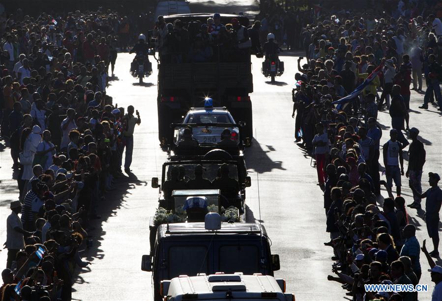 CUBA-HAVANA-FIDEL CASTRO-PROCESSION