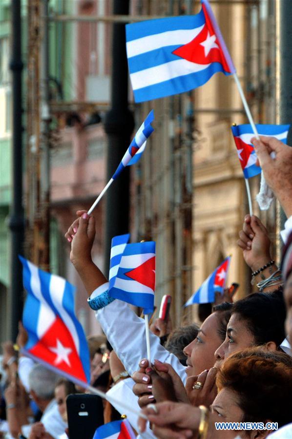 CUBA-HAVANA-FIDEL CASTRO-PROCESSION